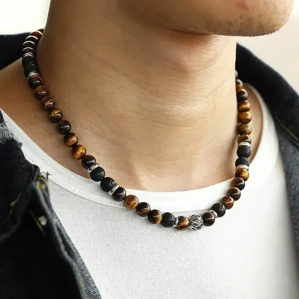Tiger Eye Bead Necklace