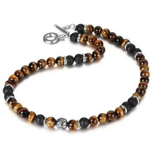 Tiger Eye Bead Necklace