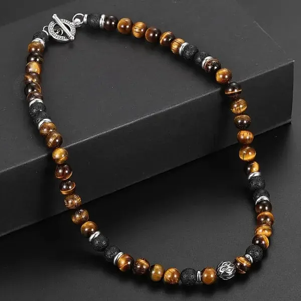 Tiger Eye Bead Necklace