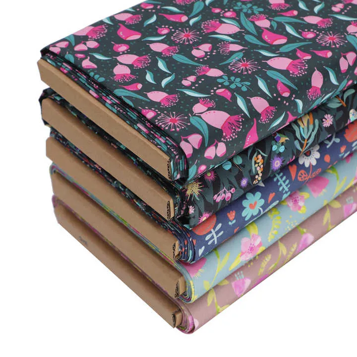 Wholesale Cotton Floral Fabric by-قماش قطني مزهر